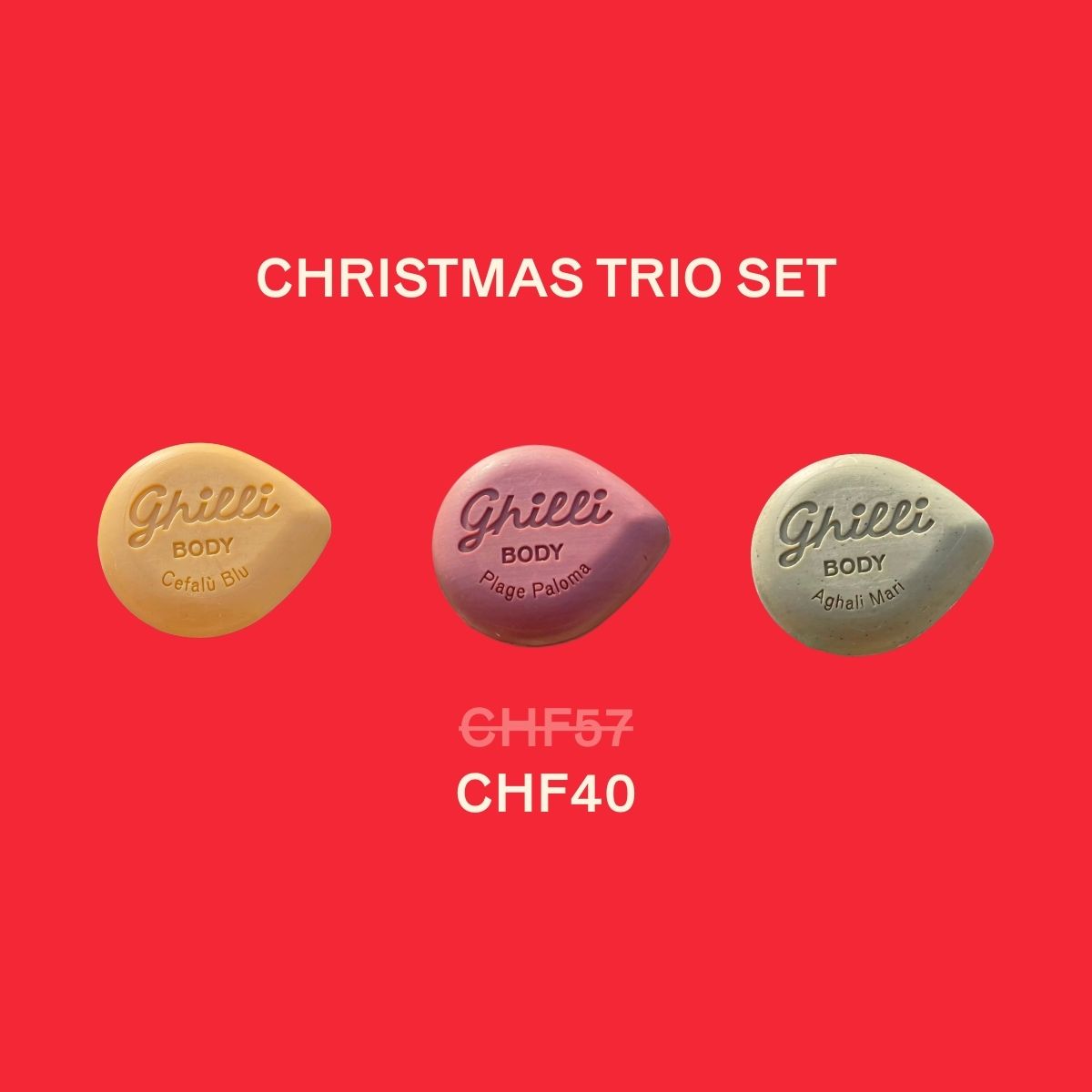 CHRISTMAS TRIO SET